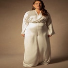 Bridal by ELOQUII Flare Sleeve Jumpsuit image number null