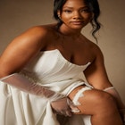 Bridal by ELOQUII Lace Garter image number null