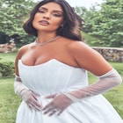 Bridal by ELOQUII Tulle Gloves image number null