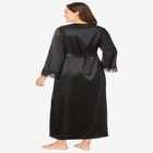 The Luxe Satin Long Peignoir Set image number null