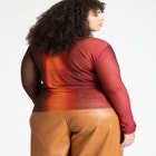 Mesh Turtleneck image number null