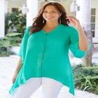 Fresh Angle Buttonfront Blouse image number null