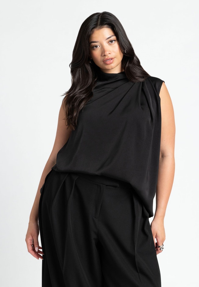 Asym Draped Top image number null