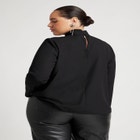 Drape Collar Blouse image number null