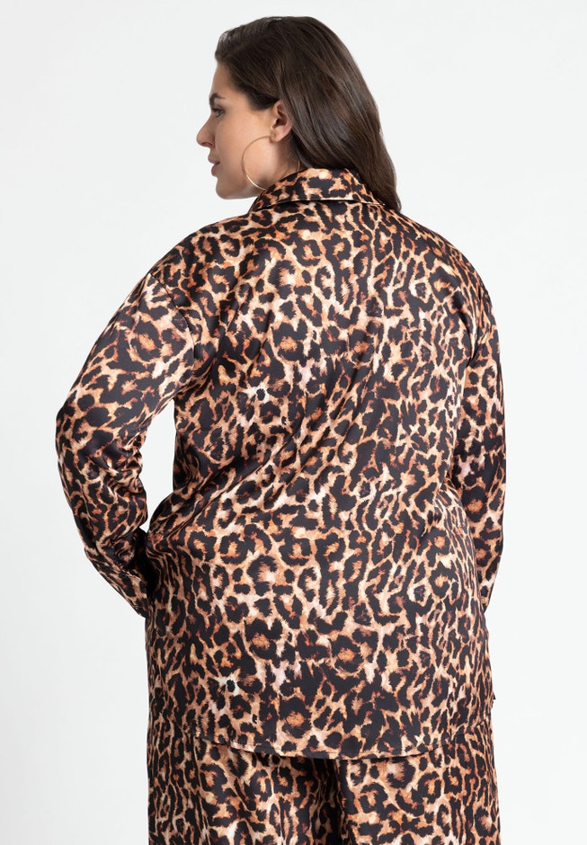Printed Button Up Top image number null