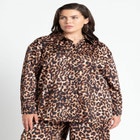  Printed Button Up Top image number null