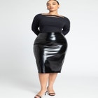 Boat Neck Top With Slit image number null