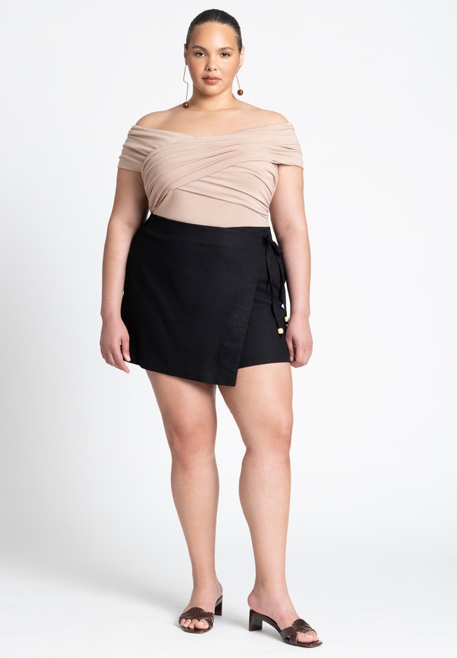 Fold Over Off The Shoulder Top image number null