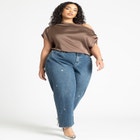 Draped Off The Shoulder Top image number null