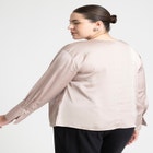 Tie Neckline Satin Blouse image number null