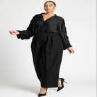 Ruffle Sleeve Button Front Blouse image number null