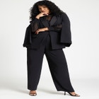 Straight Leg Pant With Slit image number null