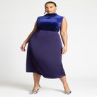 Long Satin Midi Skirt image number null