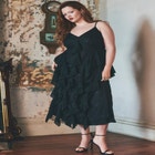 Cascade Lace Slip Dress image number null