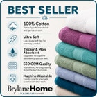 BH Studio 6-Piece 100% Cotton Bath Towel Set, 550 GSM image number 3