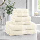 BH Studio 6-Piece 100% Cotton Bath Towel Set, 550 GSM image number 0