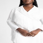 Fringe Blazer Dress image number null