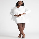 Fringe Blazer Dress image number null