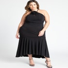 Rosette Halter Dress image number null