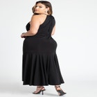 Rosette Halter Dress image number null