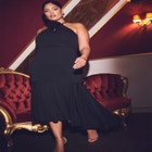 Rosette Halter Dress image number null