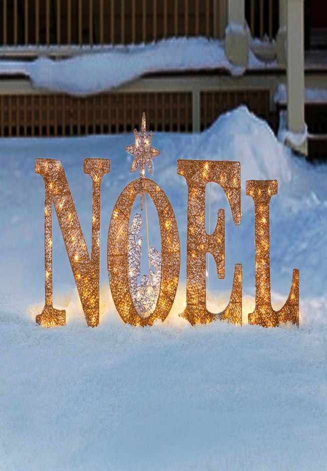 46" Pre-Lit Noel Sign image number 0