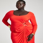 Gold Hardware Knit Dress image number null