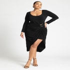 Gold Hardware Knit Dress image number null