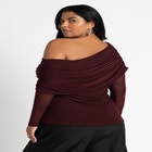 Foldover Drape Top image number null