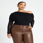 Foldover Drape Top image number null