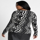 Crew Neck Printed Top image number null