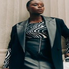 Crew Neck Printed Top image number null