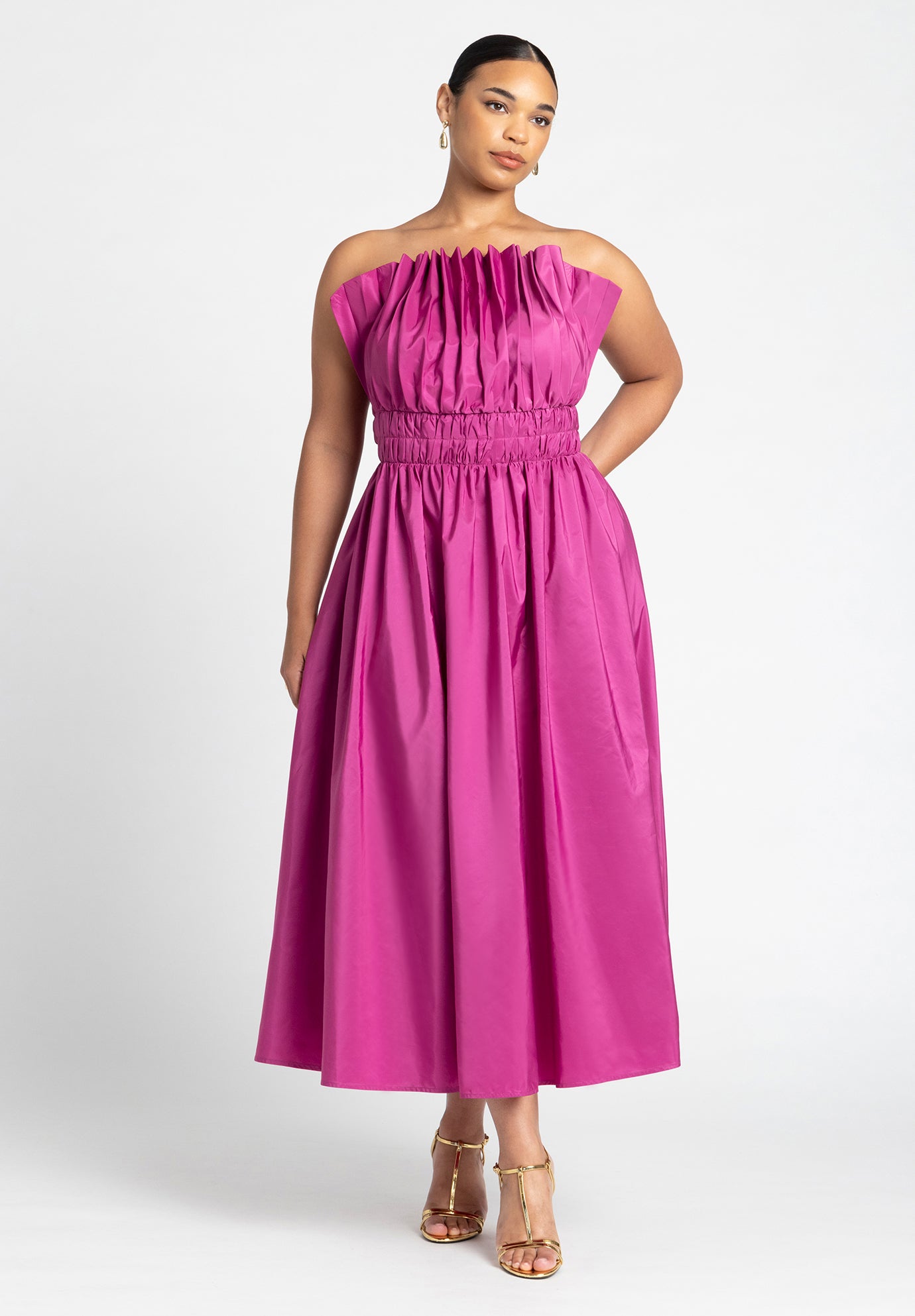 ワンピース Her lip to Blurring Pleated Long Dress Her lip to on X: 