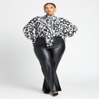 Dramatic Neck- Tie Blouse image number null