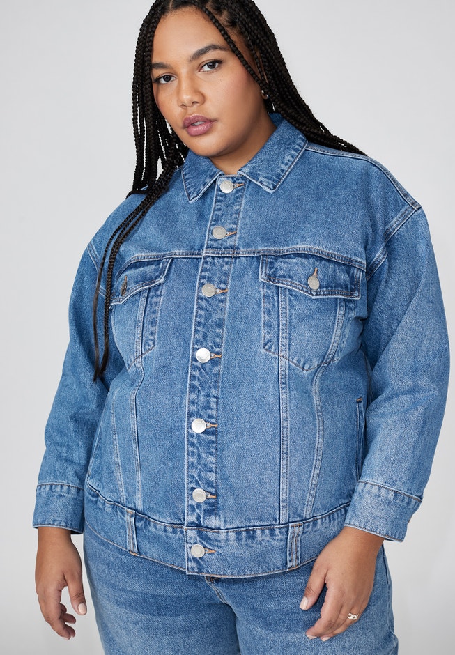 Oversized Denim Jacket image number null