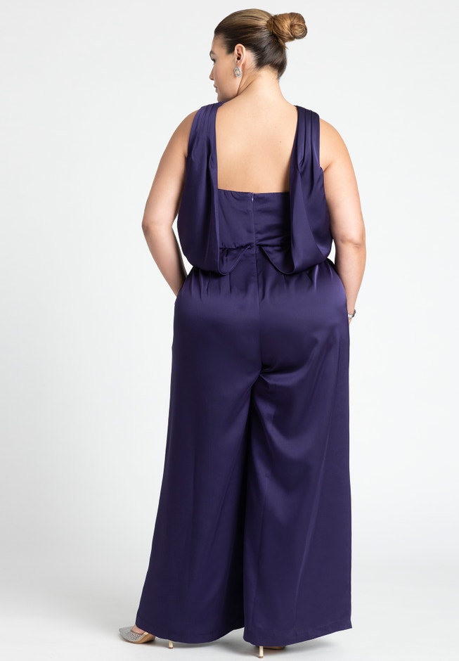 Draped Neck Jumpsuit image number 1