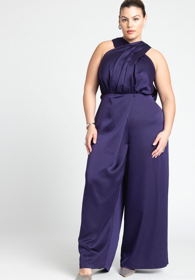 Draped Neck Jumpsuit image number 0