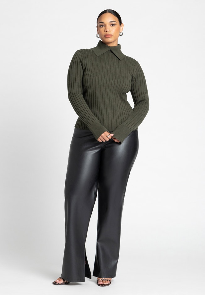 High Collar Sweater image number null