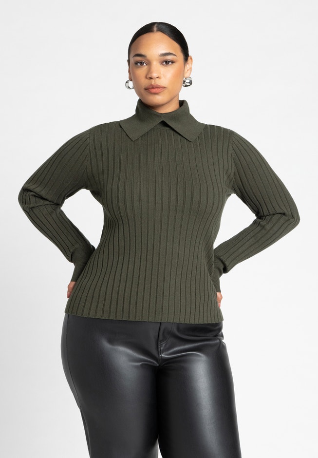 High Collar Sweater image number null