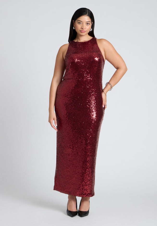 Sequin Maxi Dress image number 0