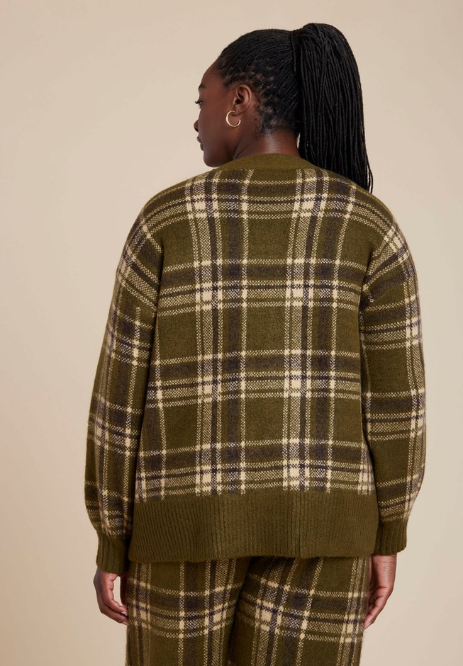 Printed Longline Cardigan ELOQUII - Main Image