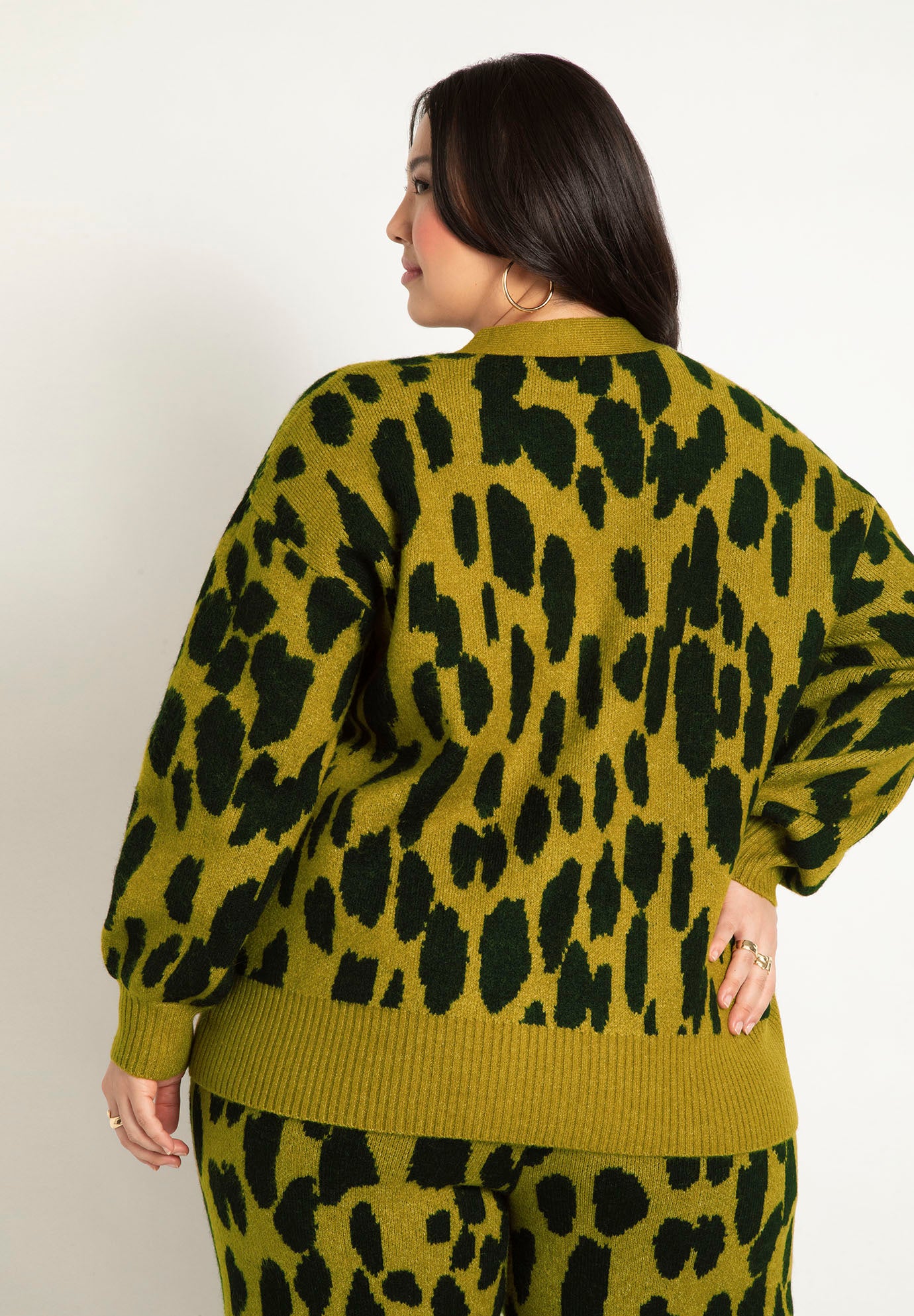 Printed Longline Cardigan image number 1