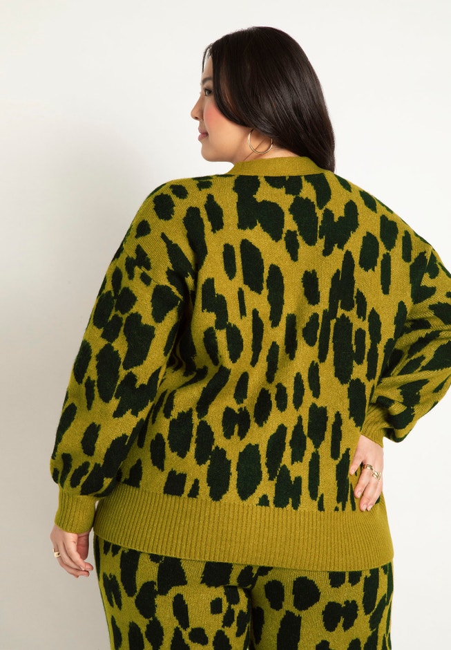 Printed Longline Cardigan image number 1