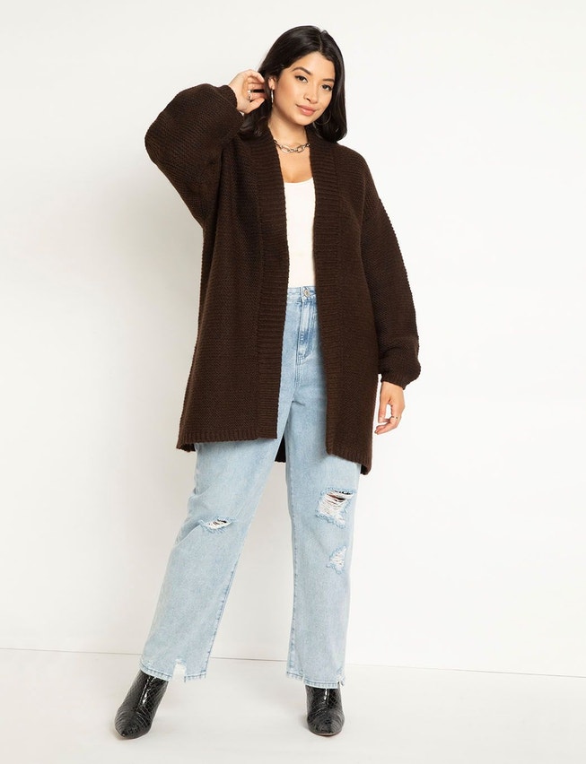 Cozy Drop Shoulder Cardigan image number 2