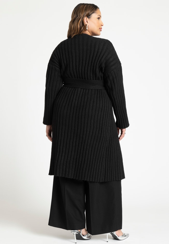 Long Belted Cardigan image number 3