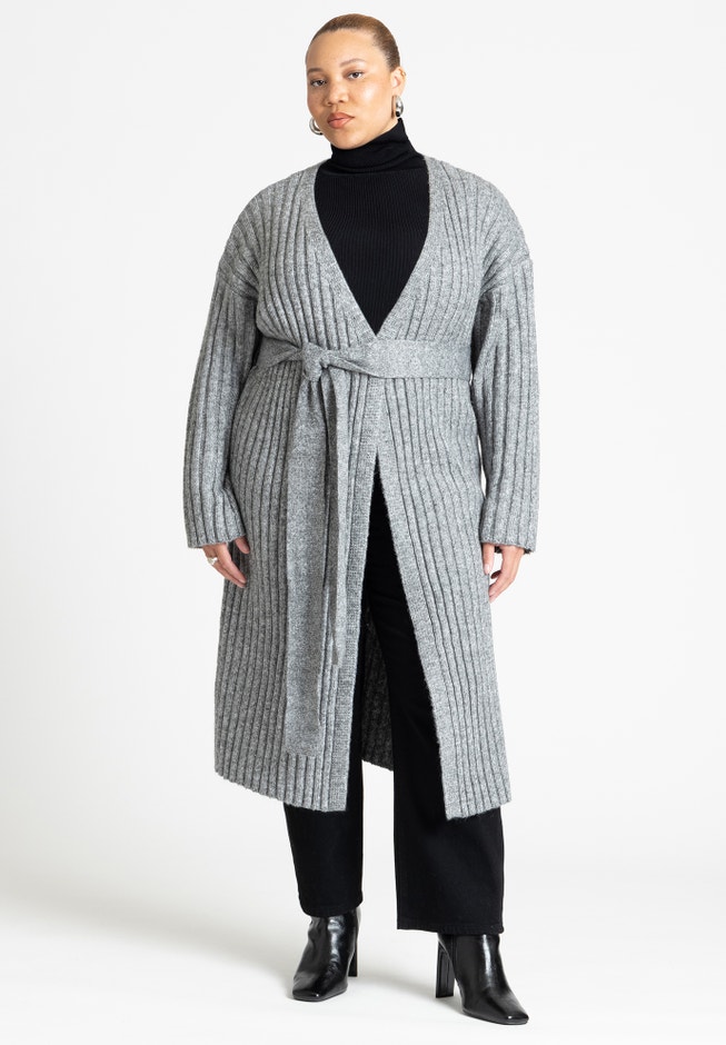 Long Belted Cardigan image number 0