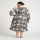 Front Keyhole Pleated Maxi Dress image number null