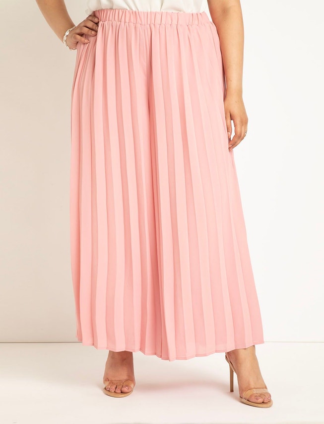 Pleated Palazzo Pant image number null