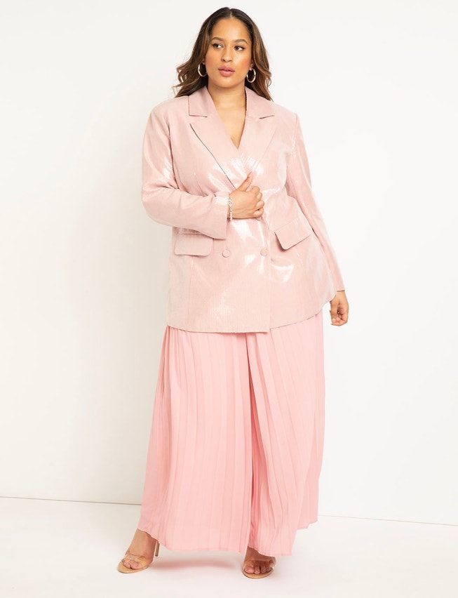 Pleated Palazzo Pant image number null