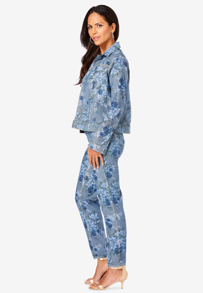 Reversible Stretch Denim Jacket image number 2